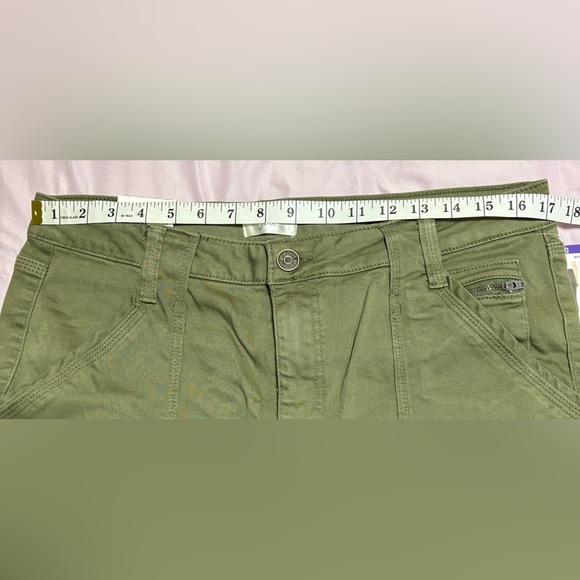 Joie Park Cargo Skinny Pants - Olive Green Size 16/33 New - Picture 12 of 12